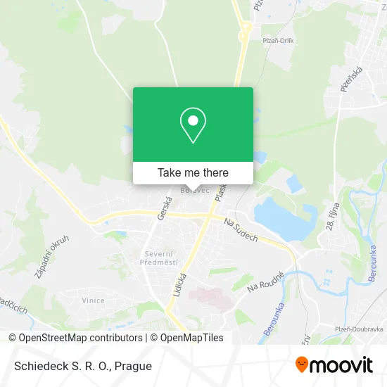 Карта Schiedeck S. R. O.