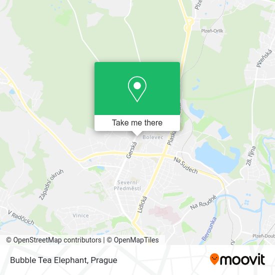 Карта Bubble Tea Elephant