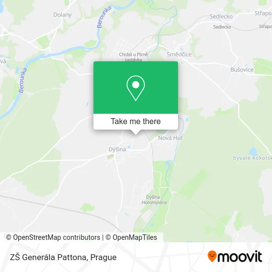 Карта ZŠ Generála Pattona