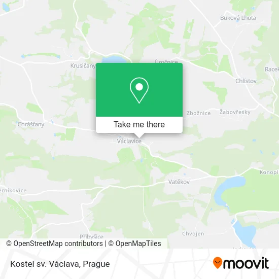 Карта Kostel sv. Václava