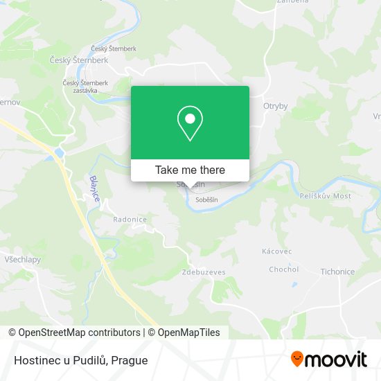 Карта Hostinec u Pudilů