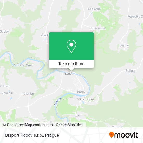 Карта Bisport Kácov s.r.o.