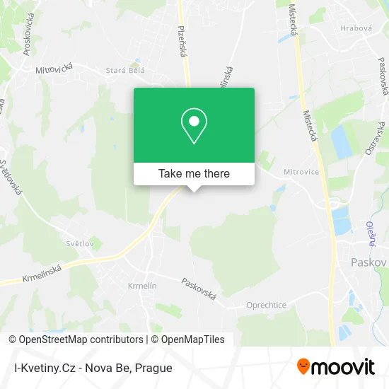 Карта I-Kvetiny.Cz - Nova Be