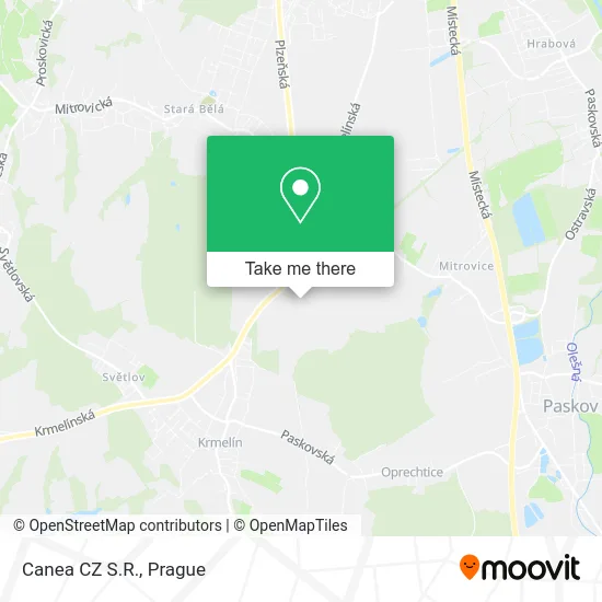 Карта Canea CZ S.R.