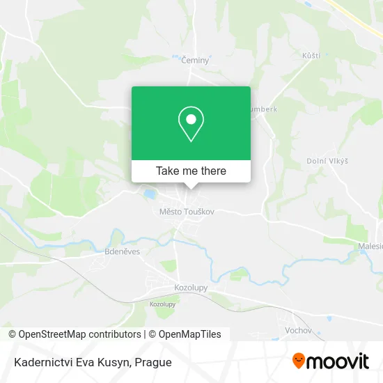 Карта Kadernictvi Eva Kusyn