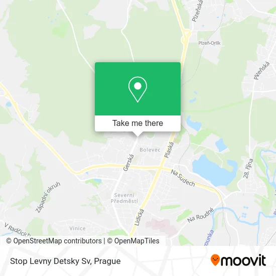Карта Stop Levny Detsky Sv