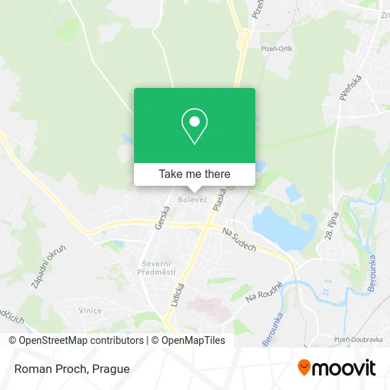 Карта Roman Proch