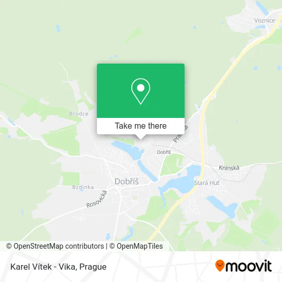 Karel Vítek - Vika map