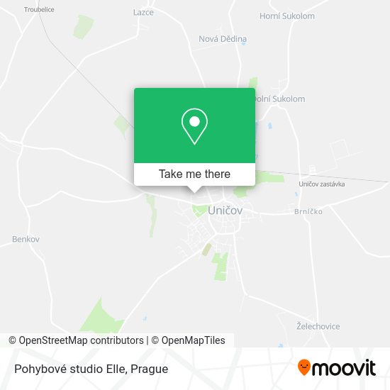 Карта Pohybové studio Elle