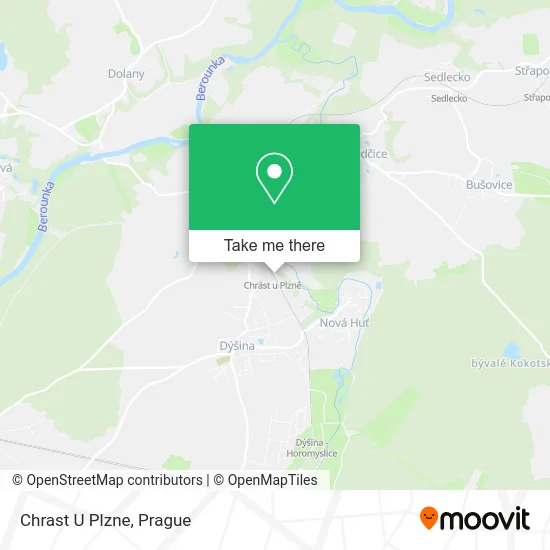 Карта Chrast U Plzne