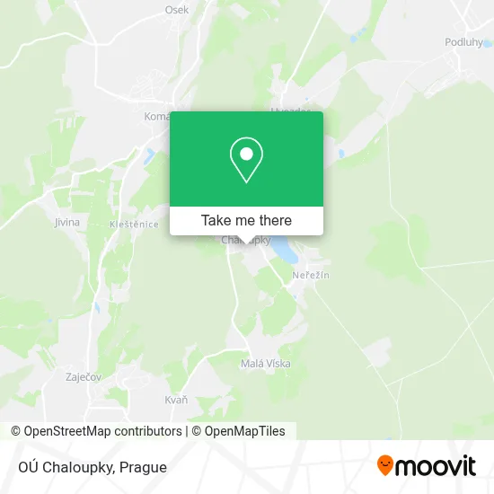 OÚ Chaloupky map