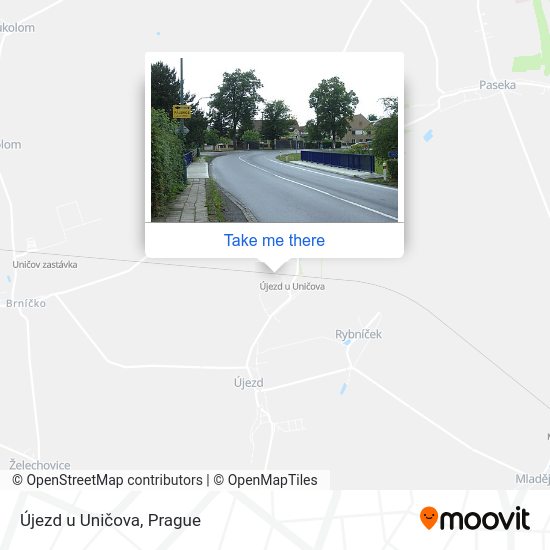 Карта Újezd u Uničova