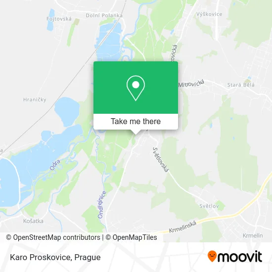 Карта Karo Proskovice