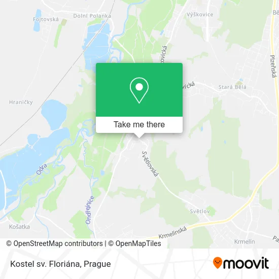 Карта Kostel sv. Floriána