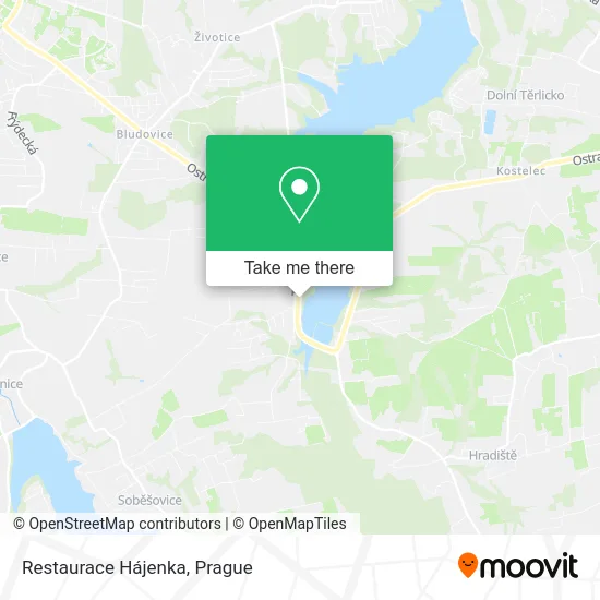 Карта Restaurace Hájenka