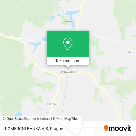 Карта KOMERCNI BANKA A S