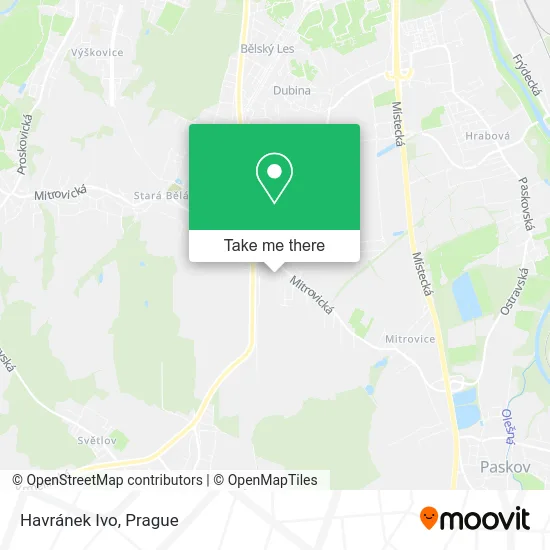Карта Havránek Ivo