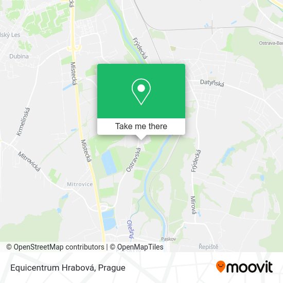 Карта Equicentrum Hrabová