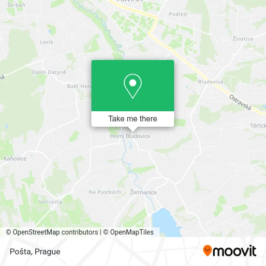 Карта Pošta