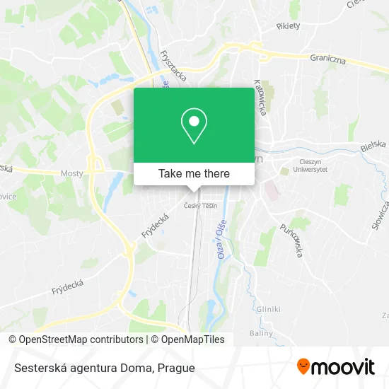 Карта Sesterská agentura Doma