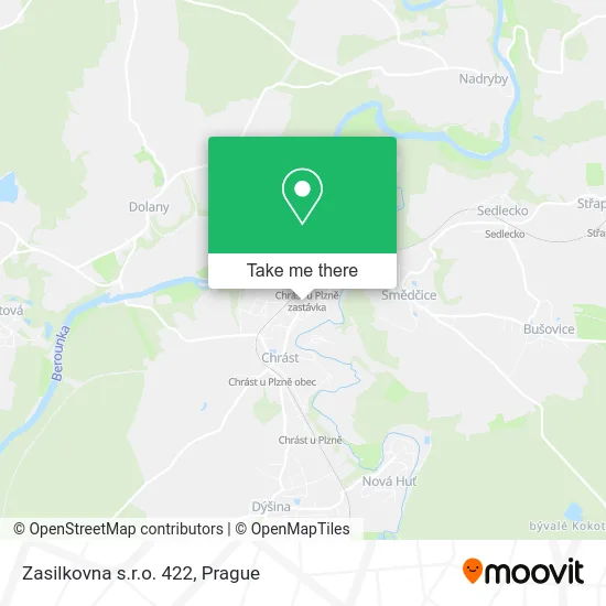 Карта Zasilkovna s.r.o. 422