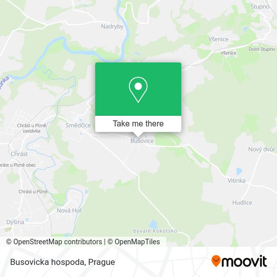 Карта Busovicka hospoda