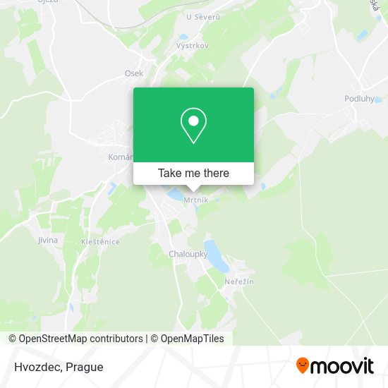 Карта Hvozdec