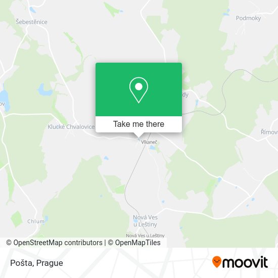 Карта Pošta