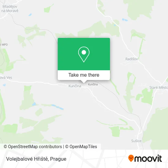 Карта Volejbalové Hřiště