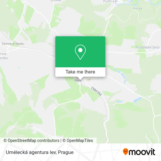 Карта Umělecká agentura lev