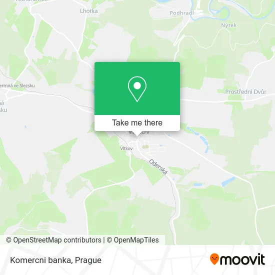 Карта Komercni banka