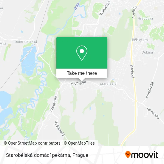 Карта Starobělská domácí pekárna