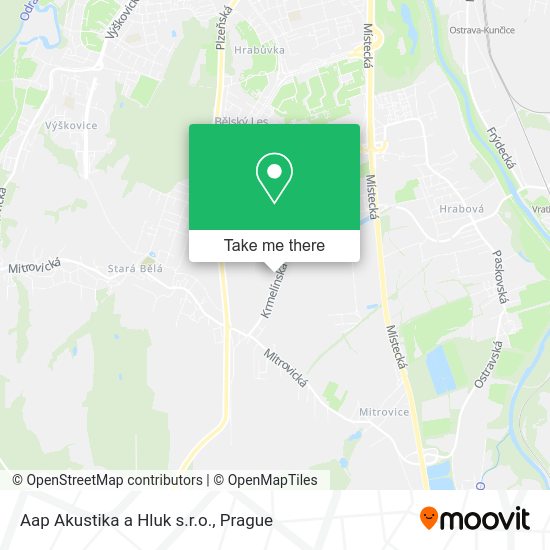 Aap Akustika a Hluk s.r.o. map