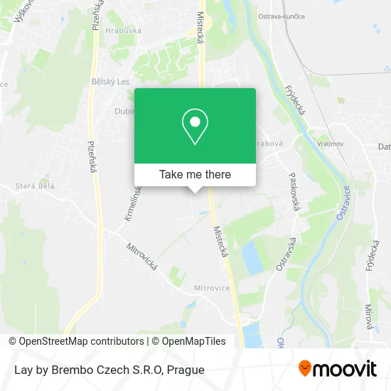 Карта Lay by Brembo Czech S.R.O