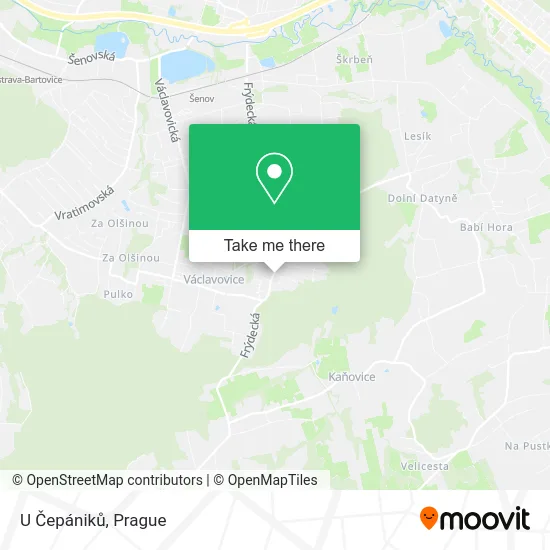 Карта U Čepániků