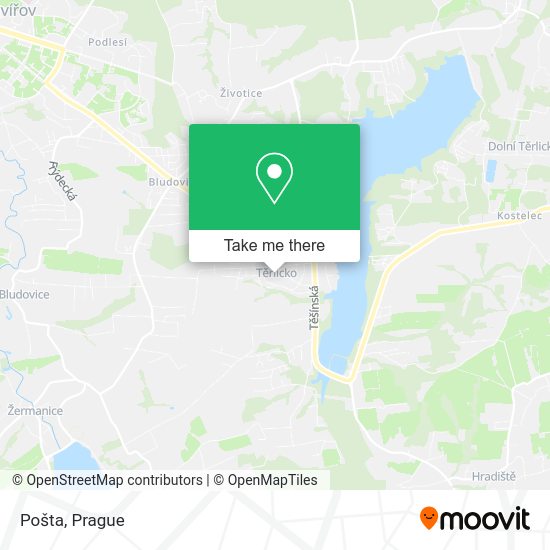 Карта Pošta