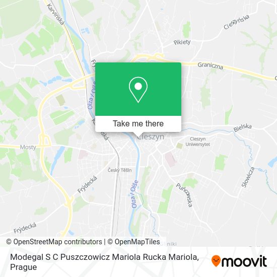 Карта Modegal S C Puszczowicz Mariola Rucka Mariola