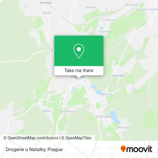 Карта Drogerie u Natalky