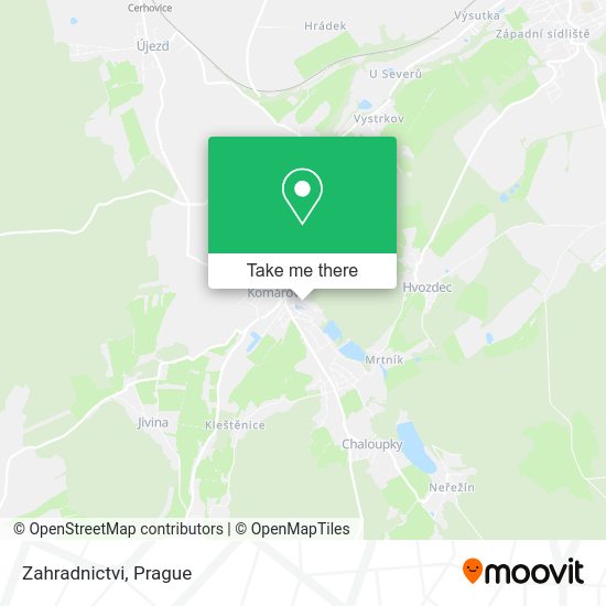 Карта Zahradnictvi