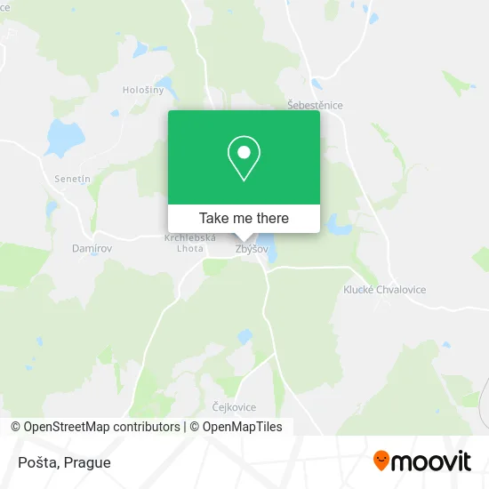 Карта Pošta