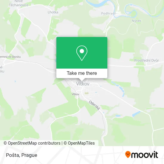 Карта Pošta