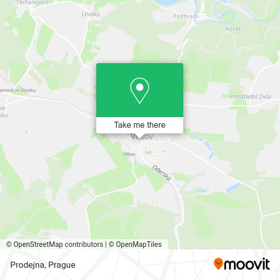 Карта Prodejna