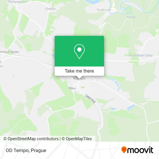 Карта OD Tempo