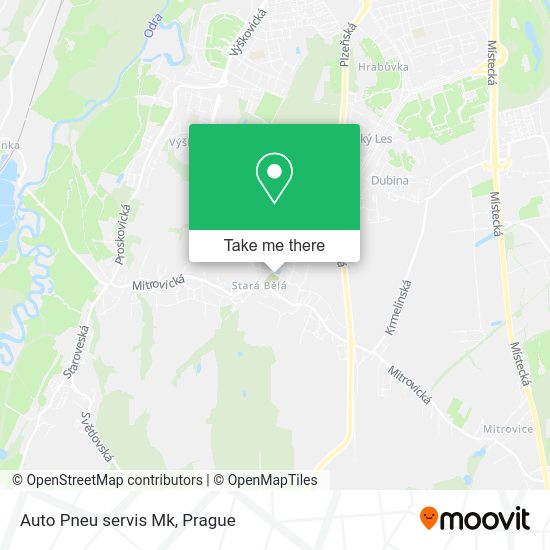 Карта Auto Pneu servis Mk