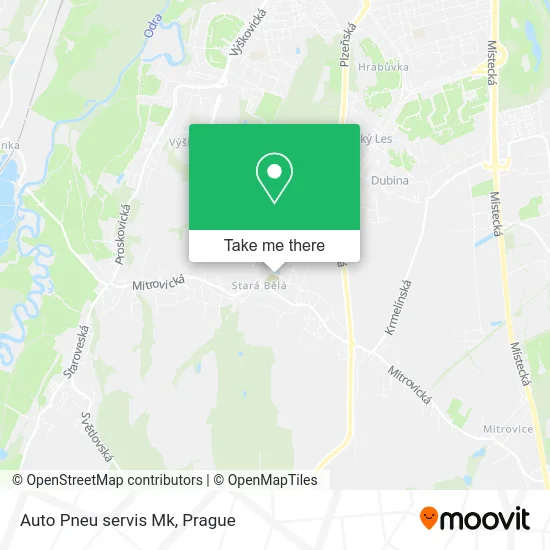 Карта Auto Pneu servis Mk