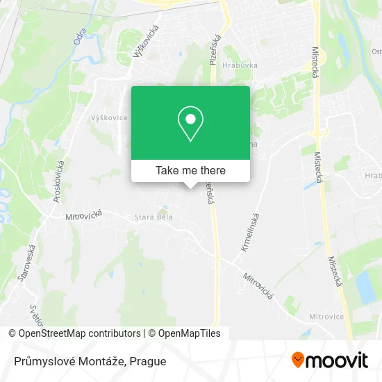 Карта Průmyslové Montáže