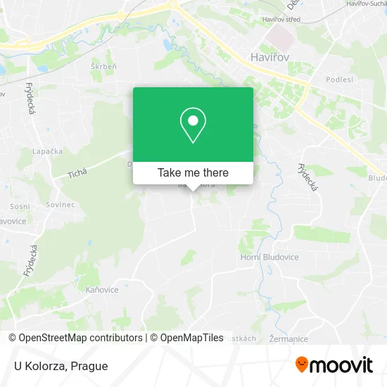 Карта U Kolorza