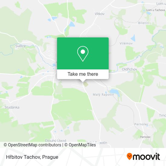 Карта Hřbitov Tachov