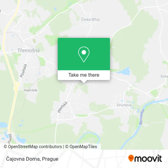 Карта Čajovna Doma