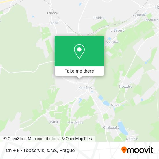 Карта Ch + k - Topservis, s.r.o.